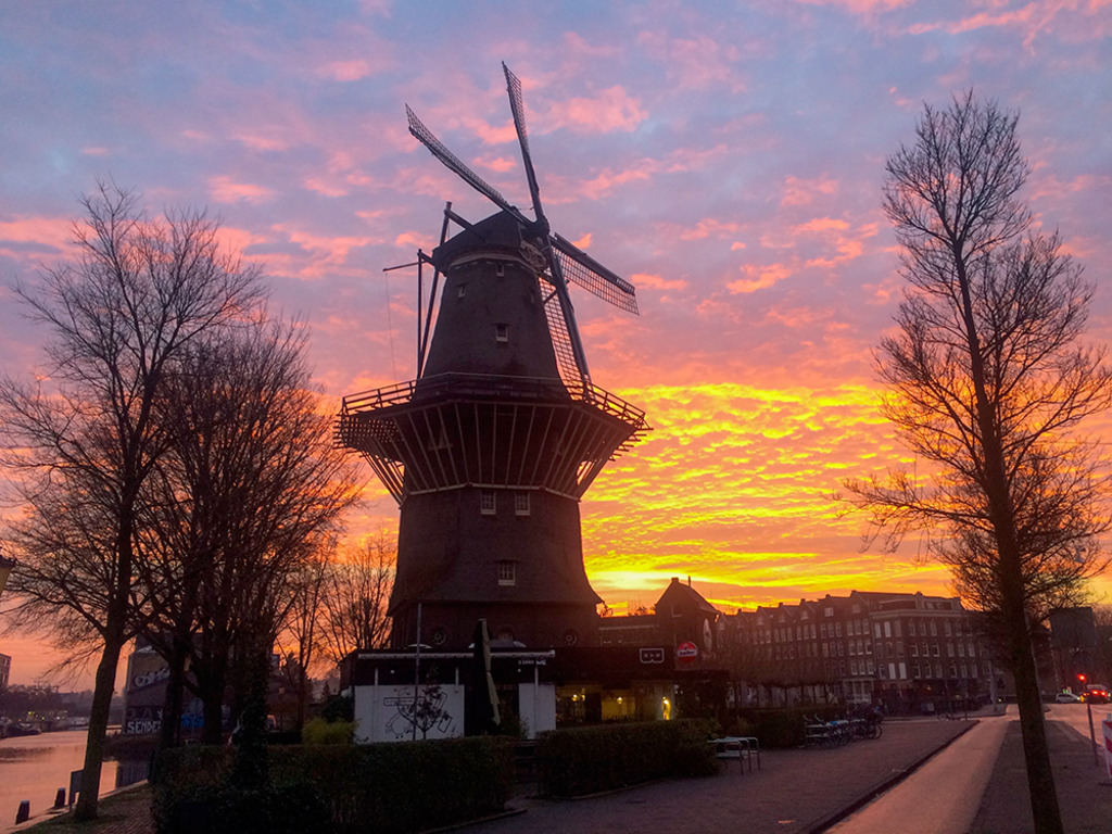Amsterdam, early in the morning