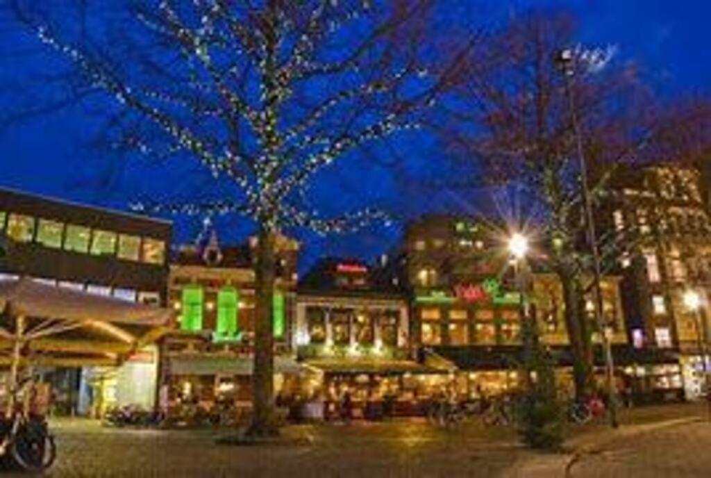 Enschede, citycenter with restaurants