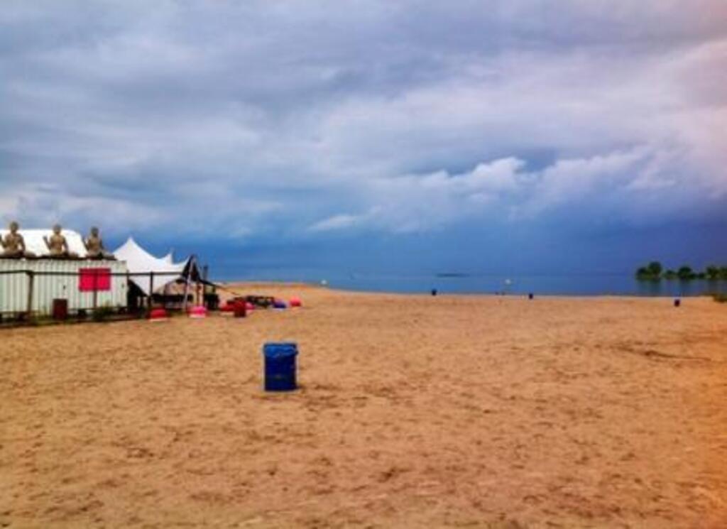 The beach, 5 minutes walking distance