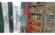 Jilles (12 years) in his room