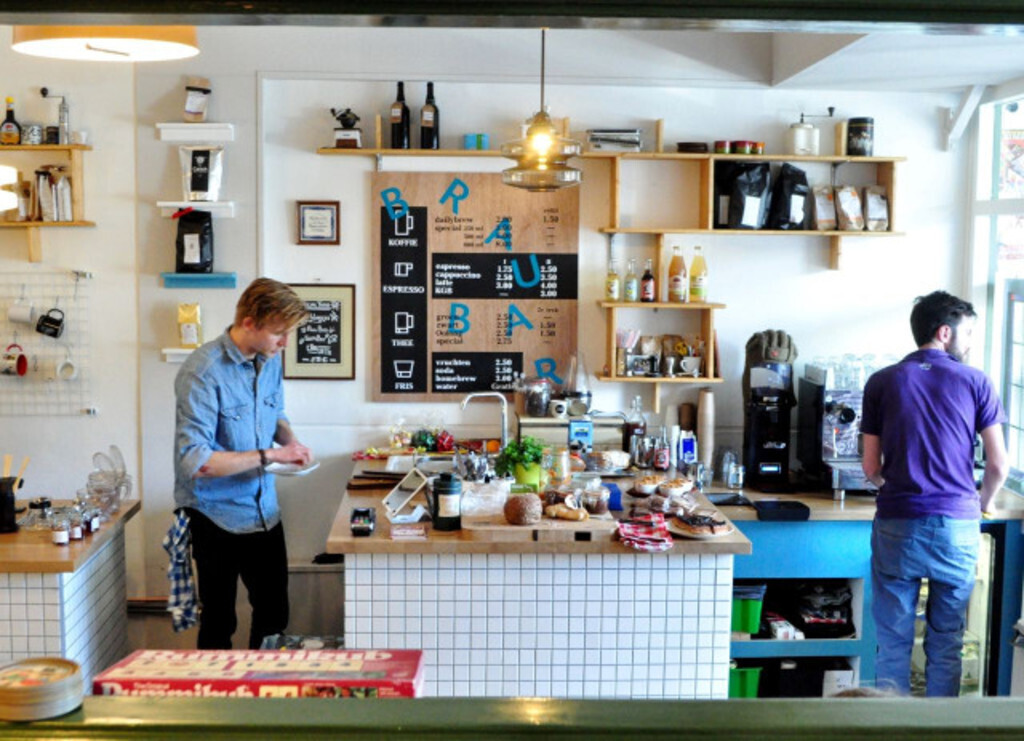 Start you day in Utrecht with great coffe/cappucino here:  Brauhaus Coffee