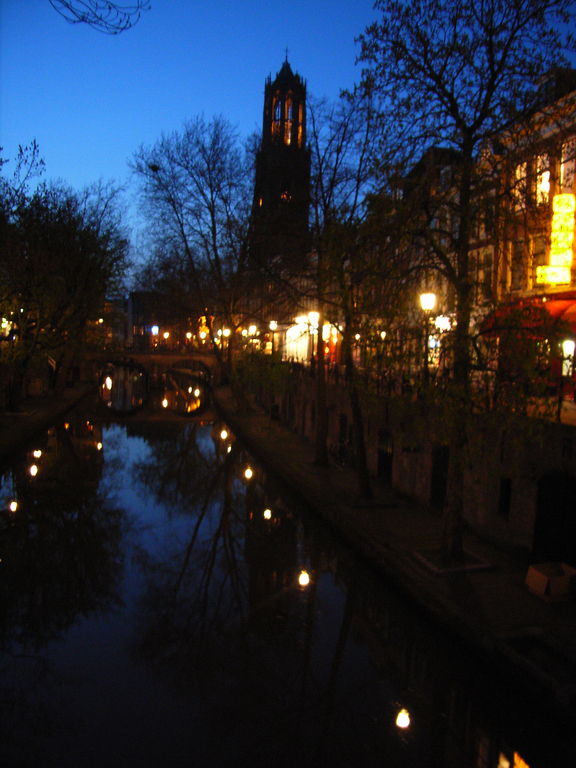 Oude Gracht and Dom tower