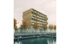Patch22. One of the highest wooden buildings in Amsterdam.