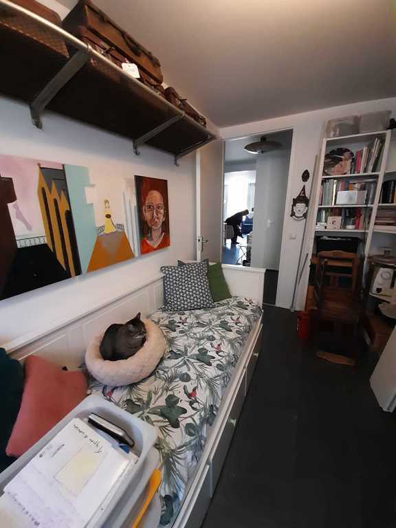 spare room (Note; the cat lives with my daughter)