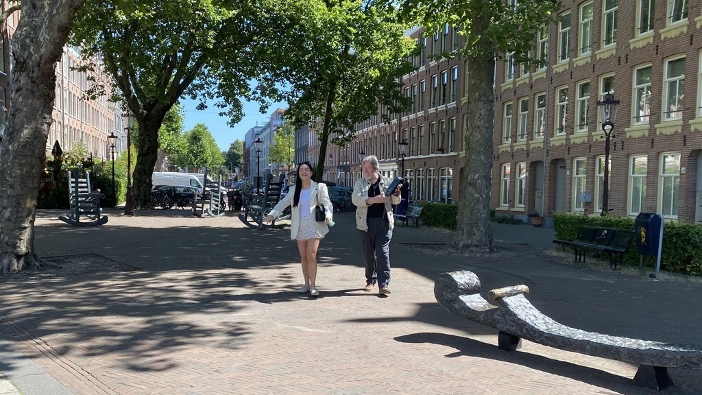 summer street with my beloved ones