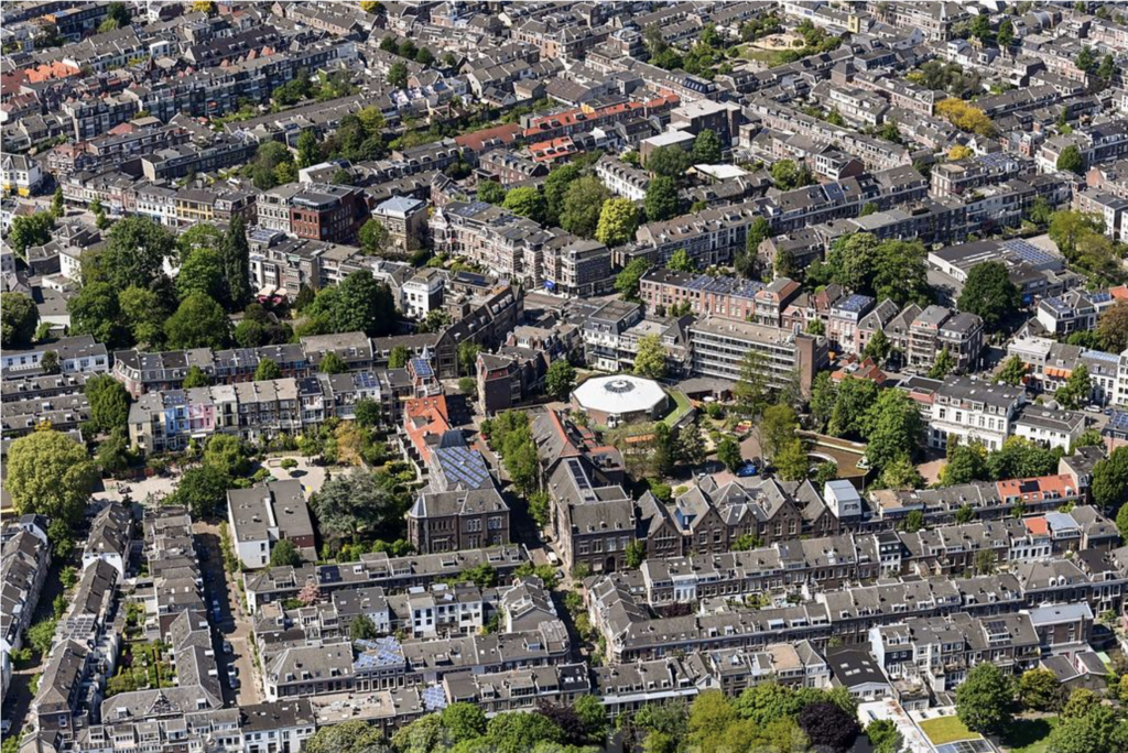 Our neighbourhood Buiten Wittevrouwen from the air