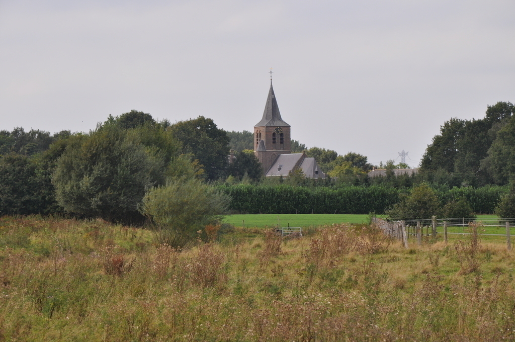 Village as seen from surrounding nature reserve