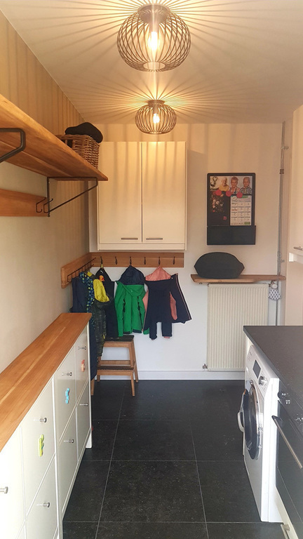 Pantry room (when entering from back garden)