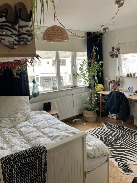 Nuala's bedroom with double/single bed