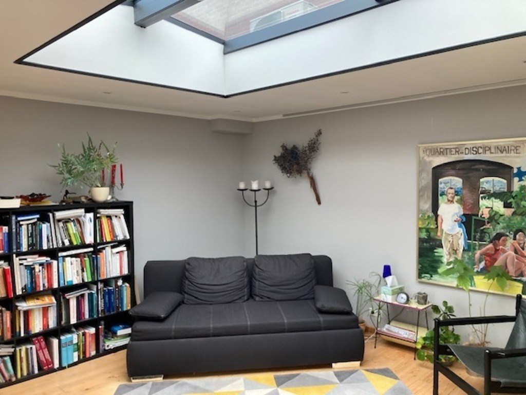 serre met slaap/zitbank