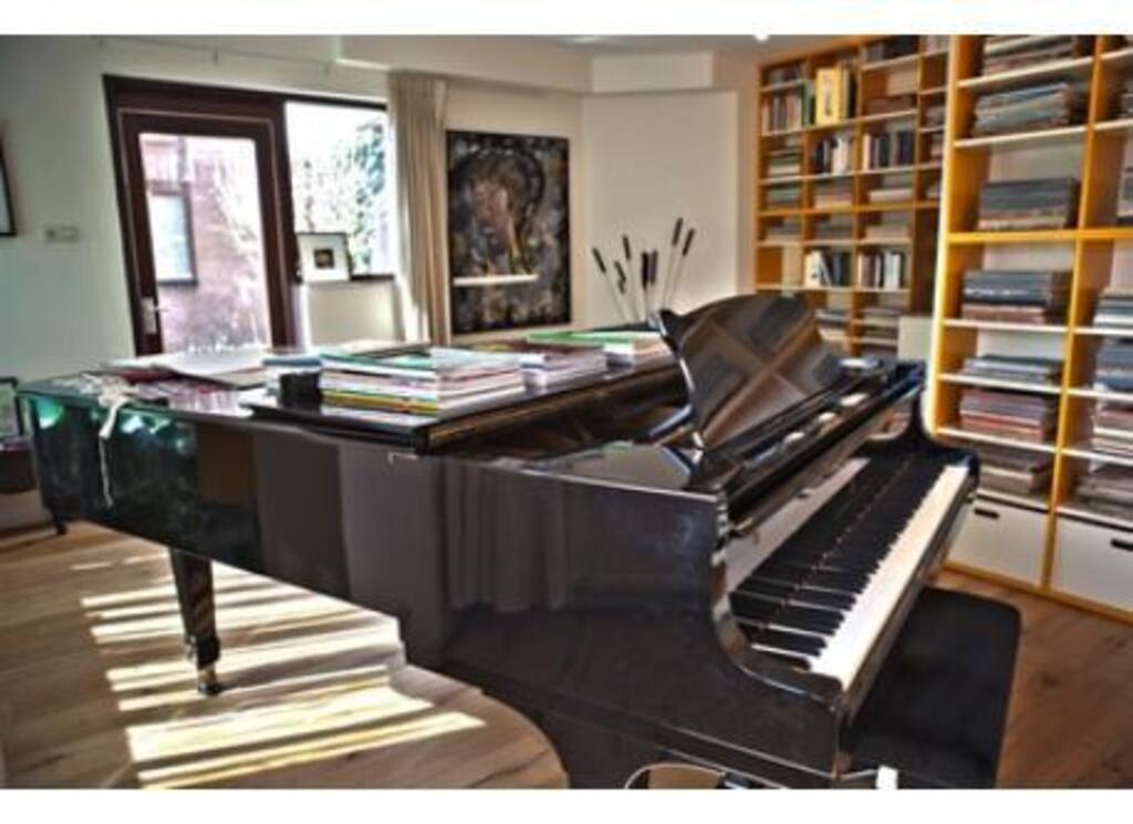 studio with grand piano