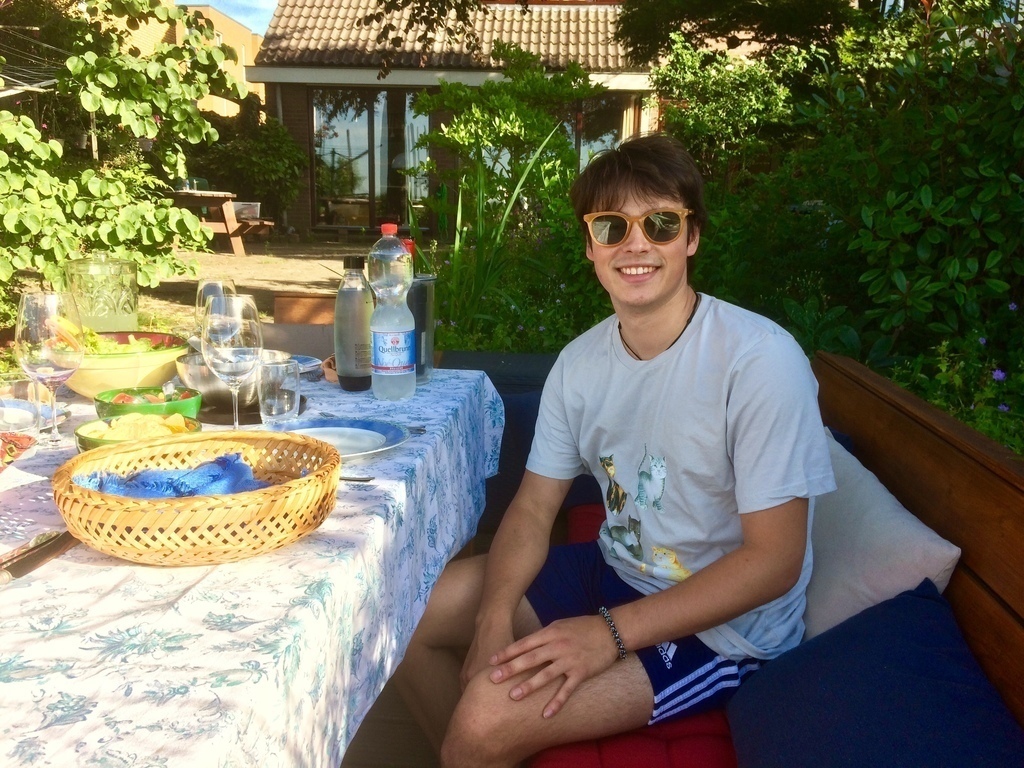 supper on a wonderful summer evening