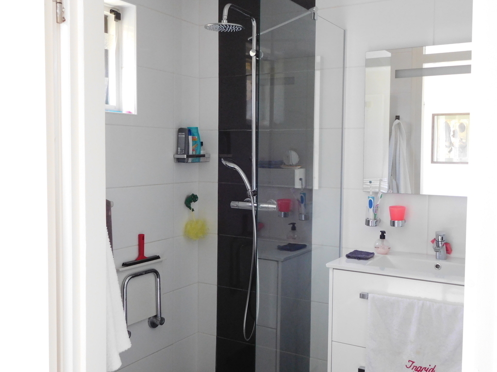 bathroom grounfloor with shower and toilet