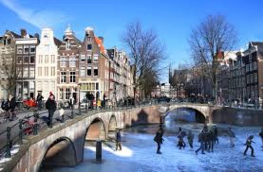 skating on the canals