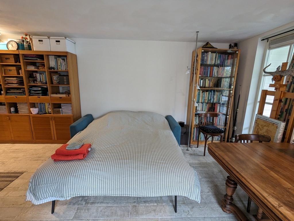 Study as second bedroom