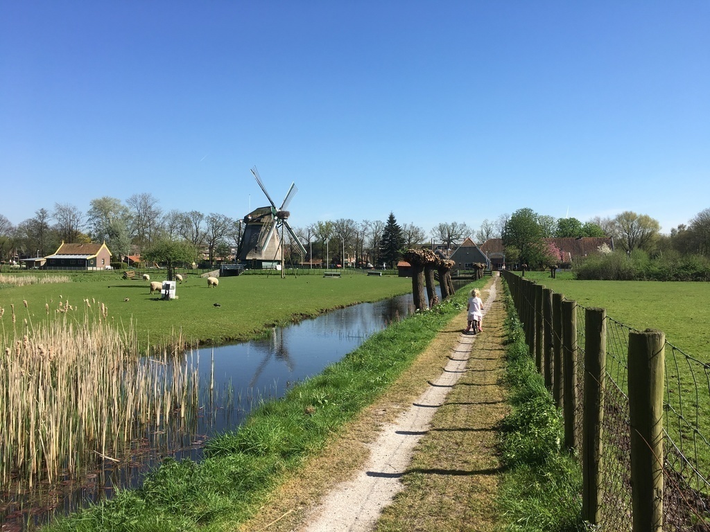 Windmill and children’s farm (400 m)