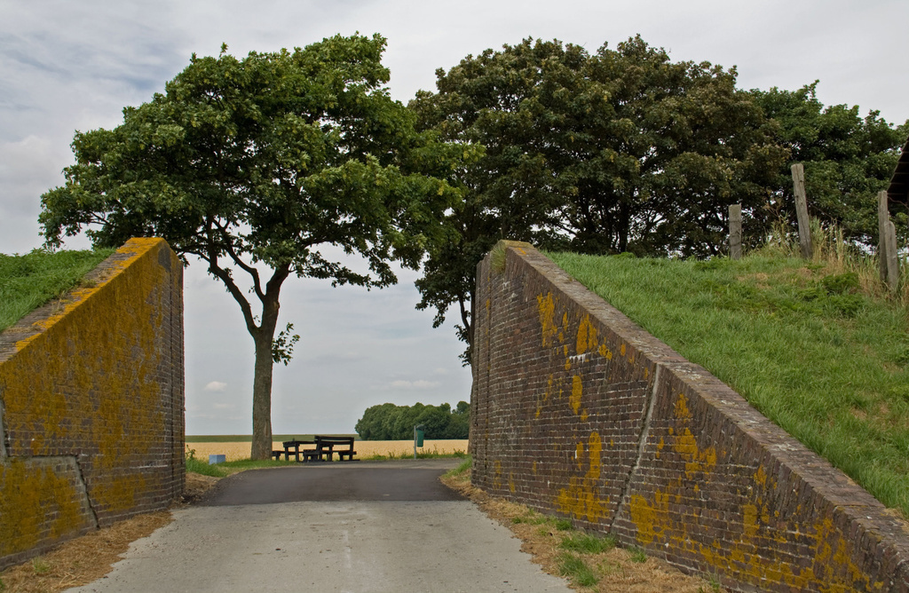 Enjoy the views of the totaly flat landscape to the north