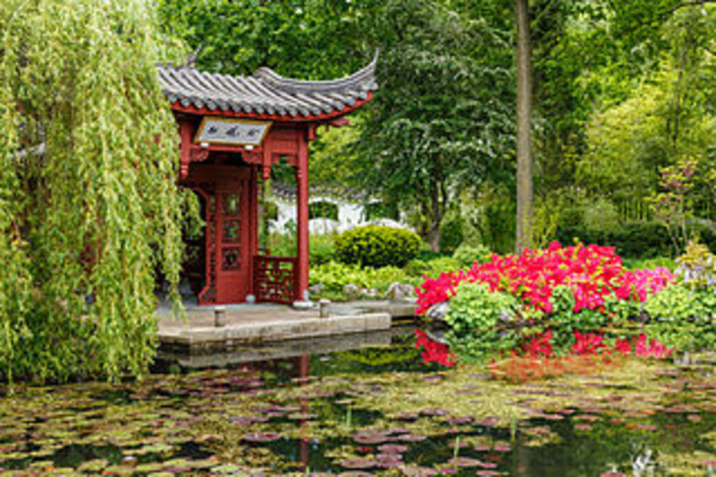 The large beatifull botanical gardens in Haren!