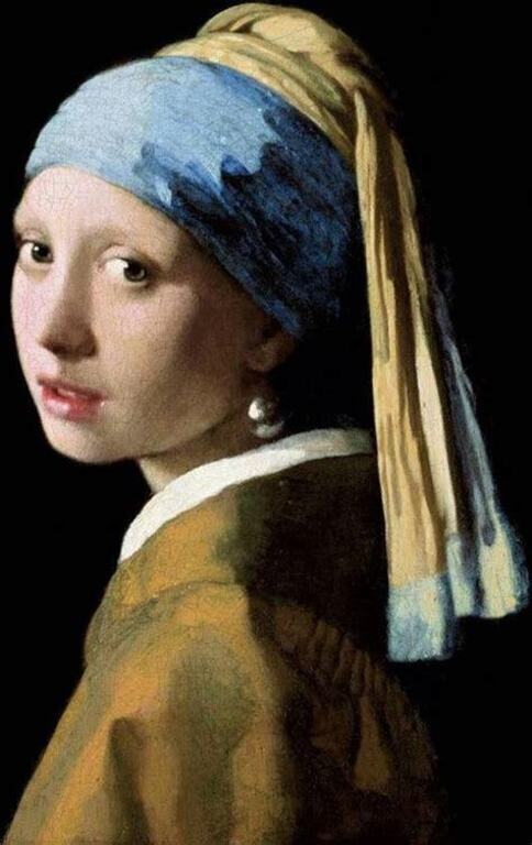 Vermeer, 'Girl with the pearl' (Mauritshuis)
