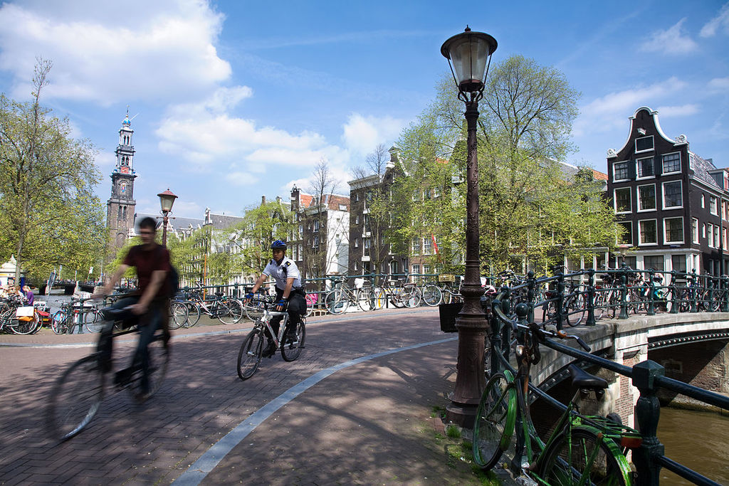 Cyclists in Amsterdam