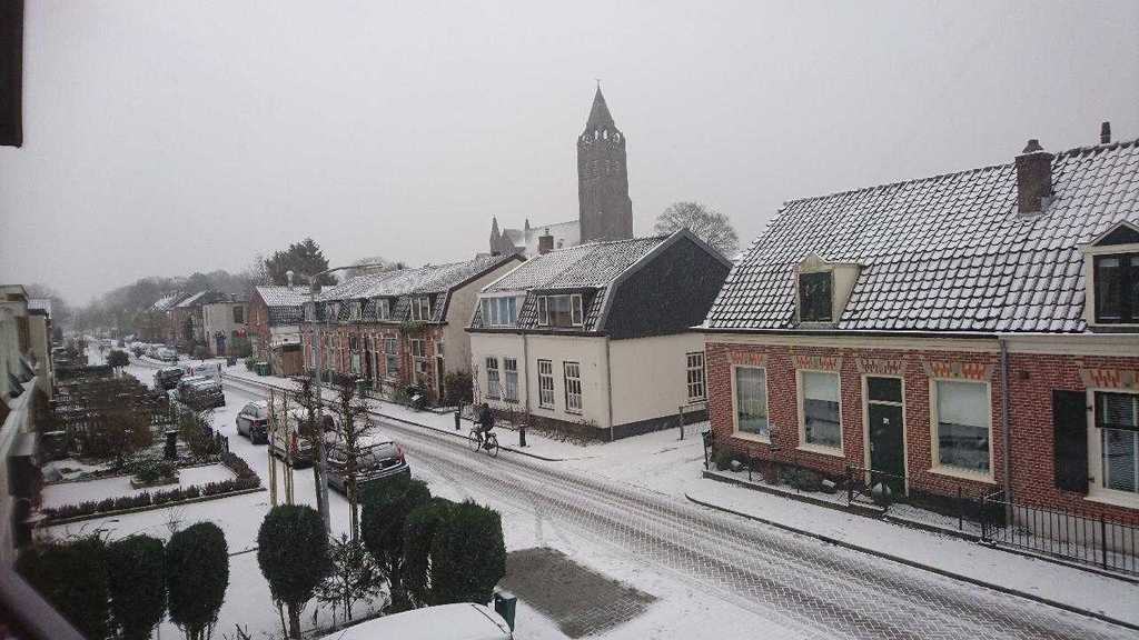our street in the snow