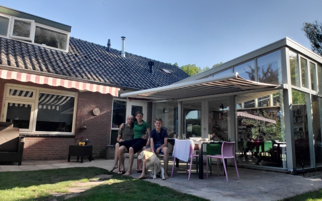 Back view of the house