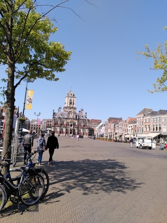 Market square in Delft