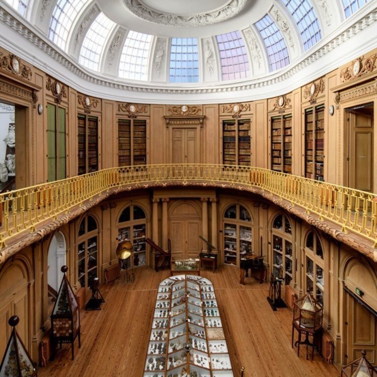 Teyler museum in Haarlem, the oldest museum of the Netherlands from 1778