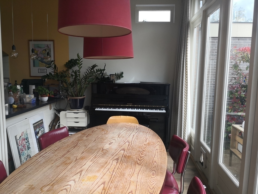 Dinner table in living room