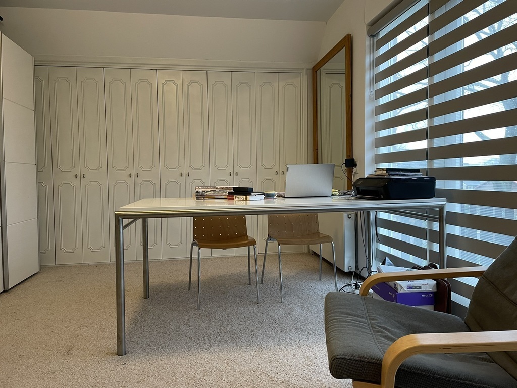 Workspace master bedroom