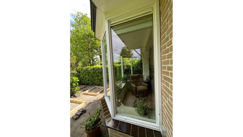 Our window bay provides a bright experience in our home