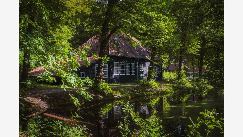Cinema "De Zwarte Schuur" in the middle of the forest in Bergen (10-15 minutes cycle)