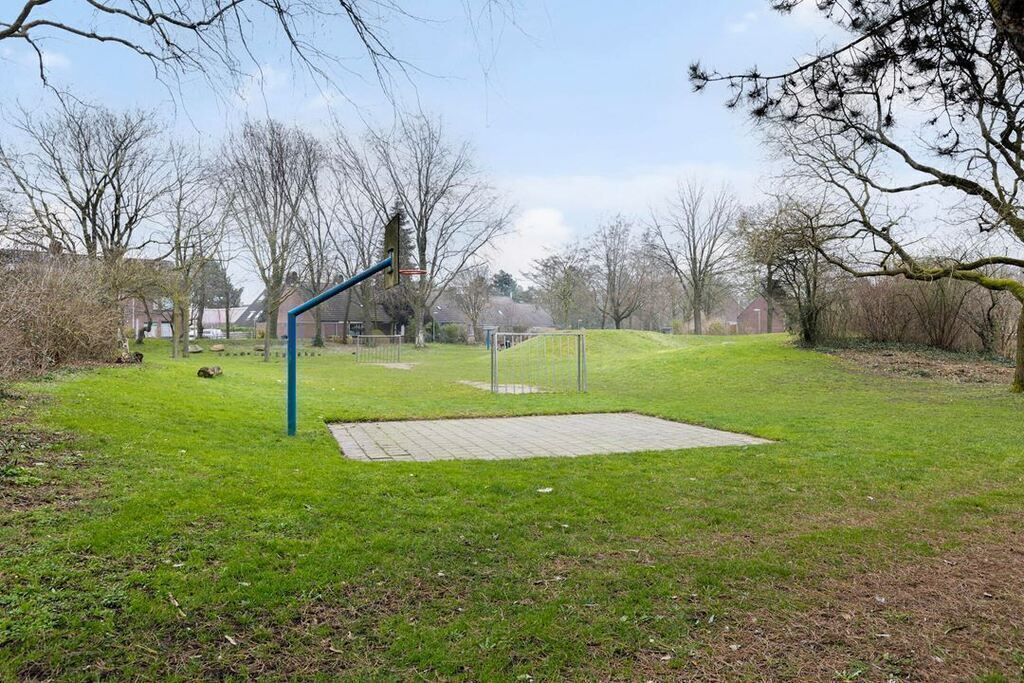 Playing field in front of our house