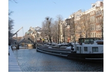 View of canal and house