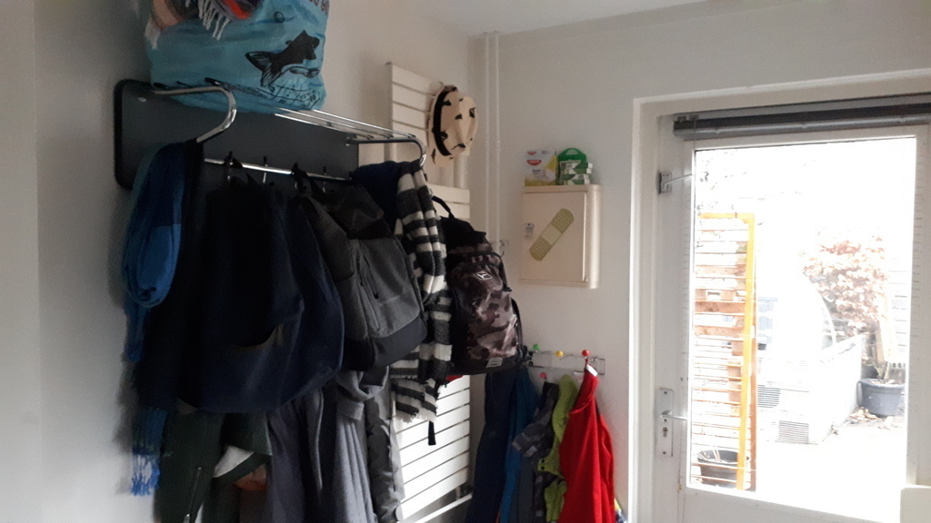 pantry, laundry room, backyard entrance