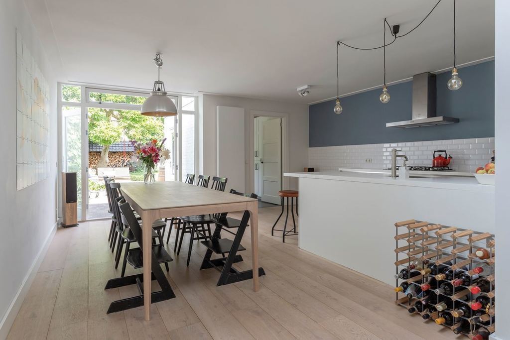 Kitchen and dining area (ground level)