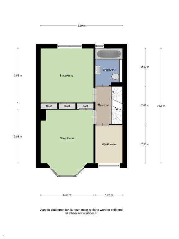Layout first floor