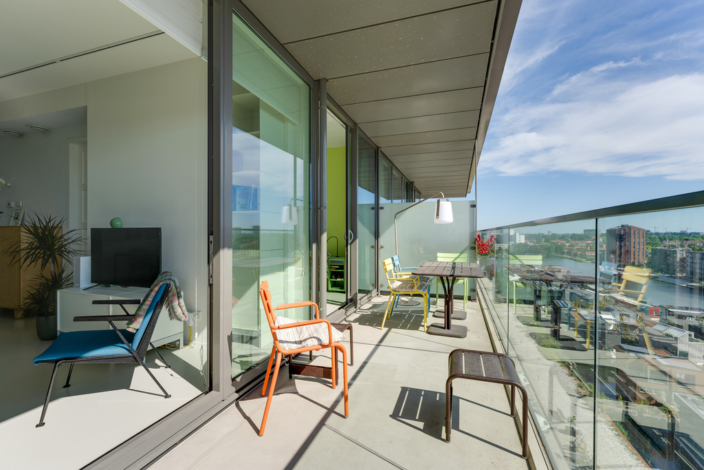 balcony, view from living area