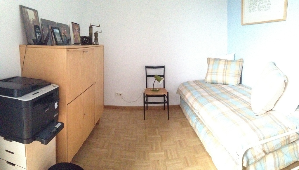 second bedroom, with max two single beds