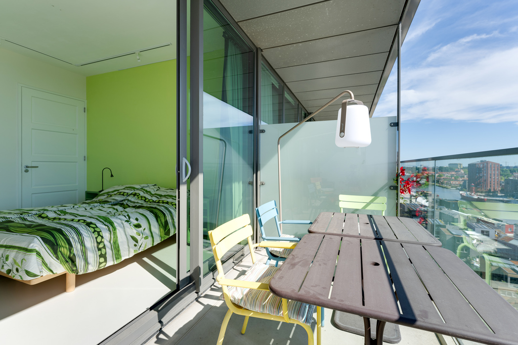 balcony, view from bedroom

