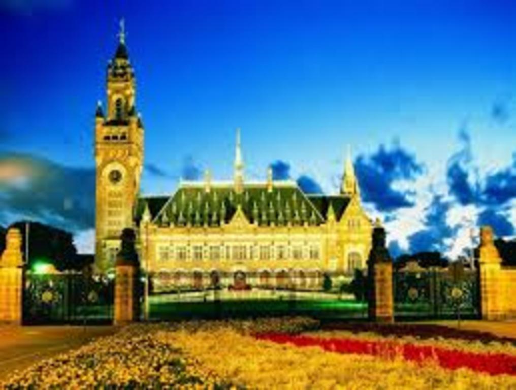 Den Haag; Vredespaleis (Peace palace). (The city is 20-30 min away; only 11 min by train.)