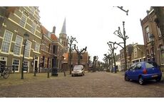 Voorschoten; Voorstraat (village centre); for restaurants and Friday market.