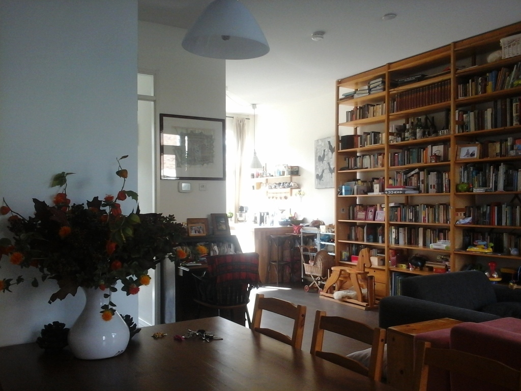 Living room with dining area