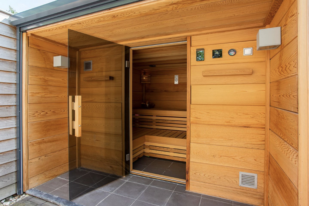 Sauna in the garden