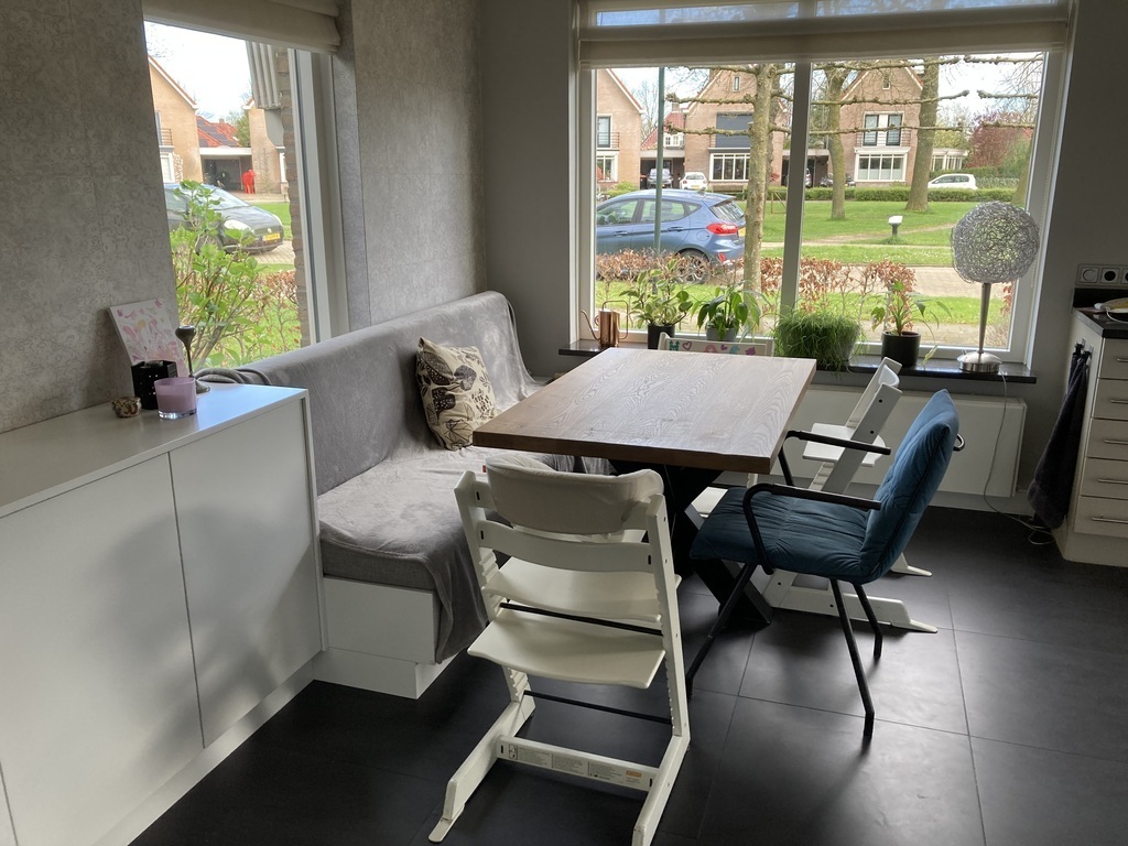 Dining table near the kitchen