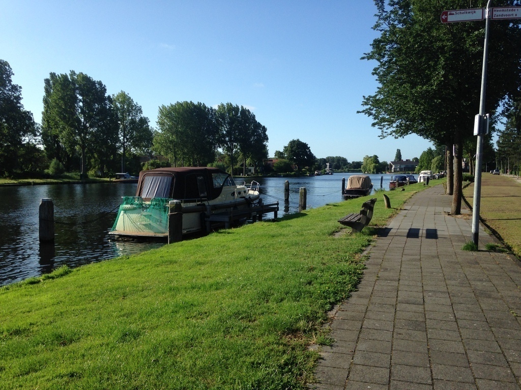 The beautiful ' Spaarne' river