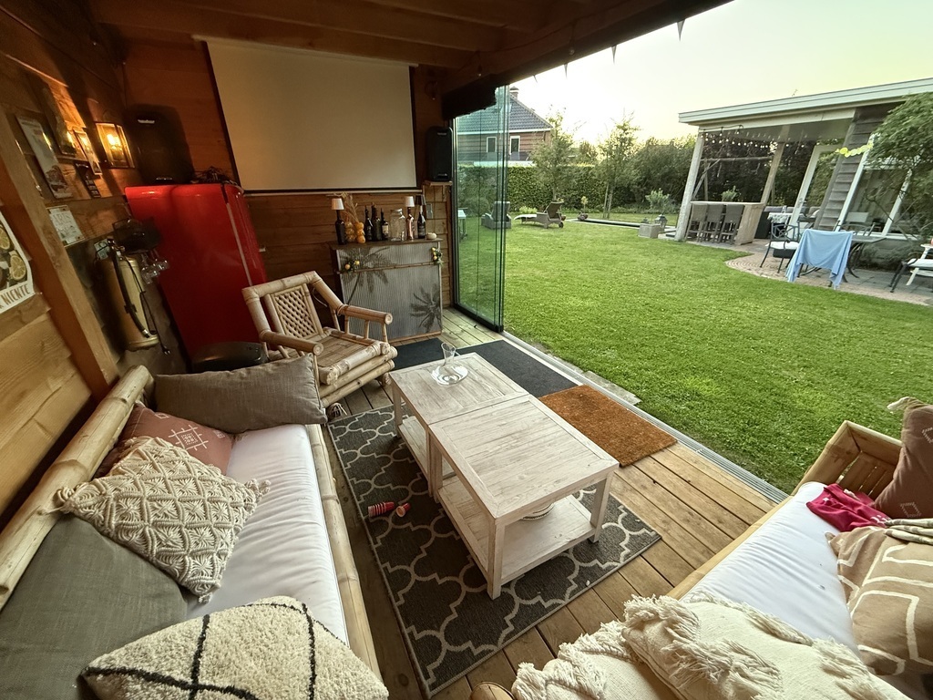 Tuinhuis voor gezellige avonden