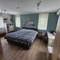 Masterbedroom with bed of 210x200, TV (with Chromecast), and airconditioning