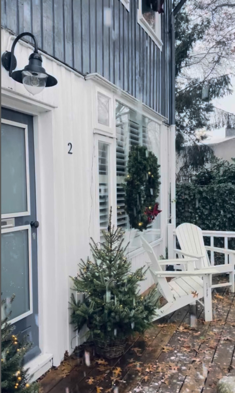 Our home in the snow, Christmas 2024