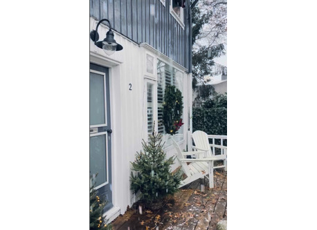 Our home in the snow, Christmas 2024